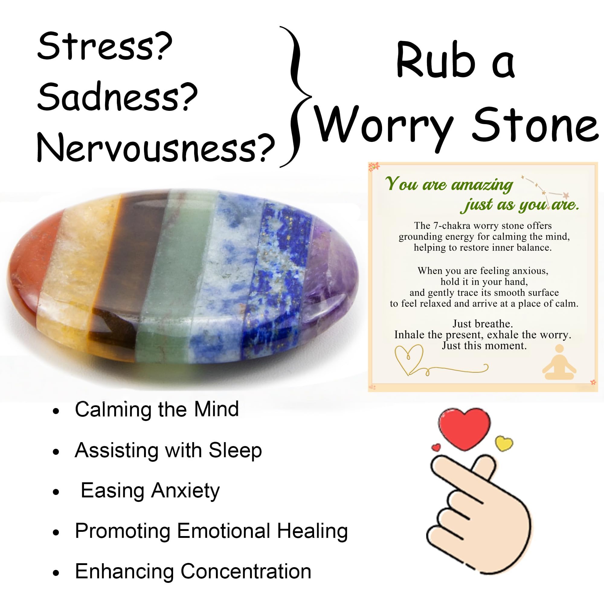NUKAYAI portable worry stone for on the go stress relief.