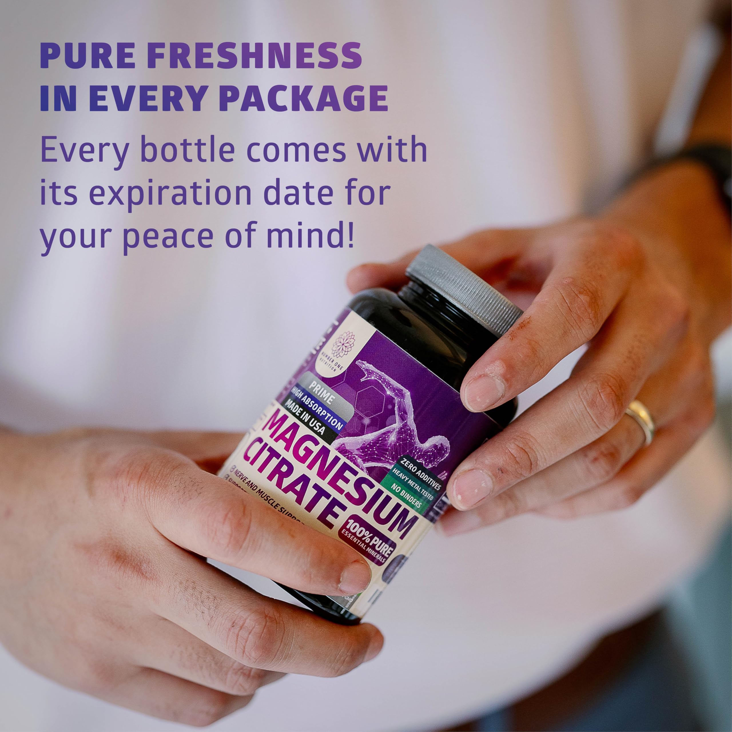 Number One Nutrition bottle shown as a 60-day supply.