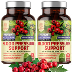 Number One Nutrition N1N Blood Pressure Support bottle with capsules for daily wellness.