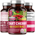 N1N Premium Tart Cherry Extract Capsules — 200 Veg Caps, 3000 mg | Joint Comfort & Muscle Recovery | Non-GMO, Gluten Free