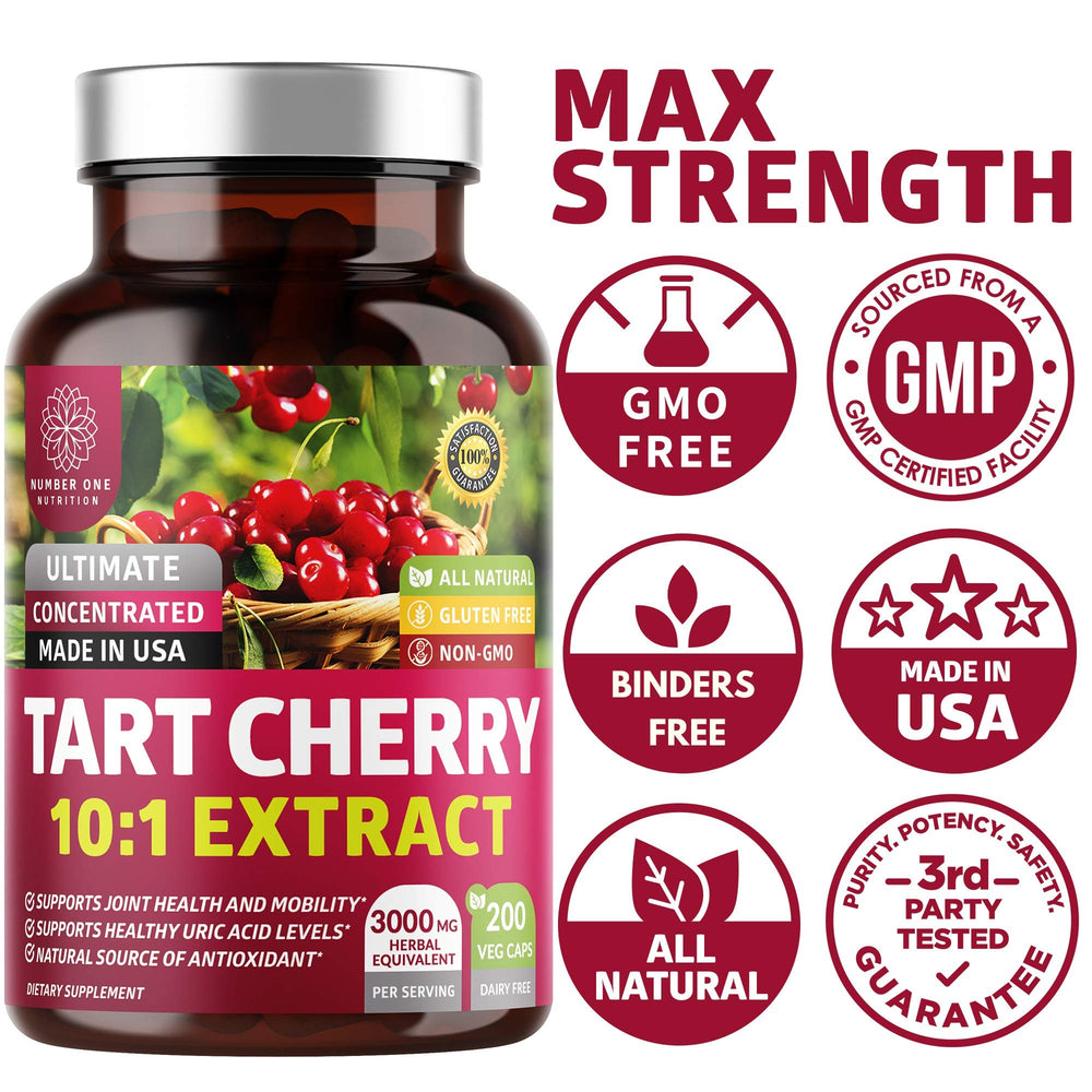 200 veggie capsules per bottle from Number One Nutrition for long-term daily use.