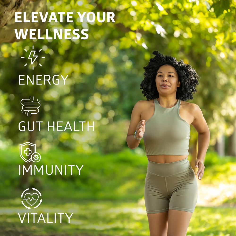 Number One Nutrition probiotic graphic indicating gut health support potential