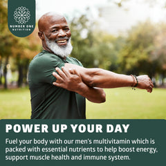 Number One Nutrition Premium Men capsules offer easy daily supplementation.