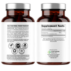 Number One Nutrition PS capsules close-up emphasizing easy daily use for focus.