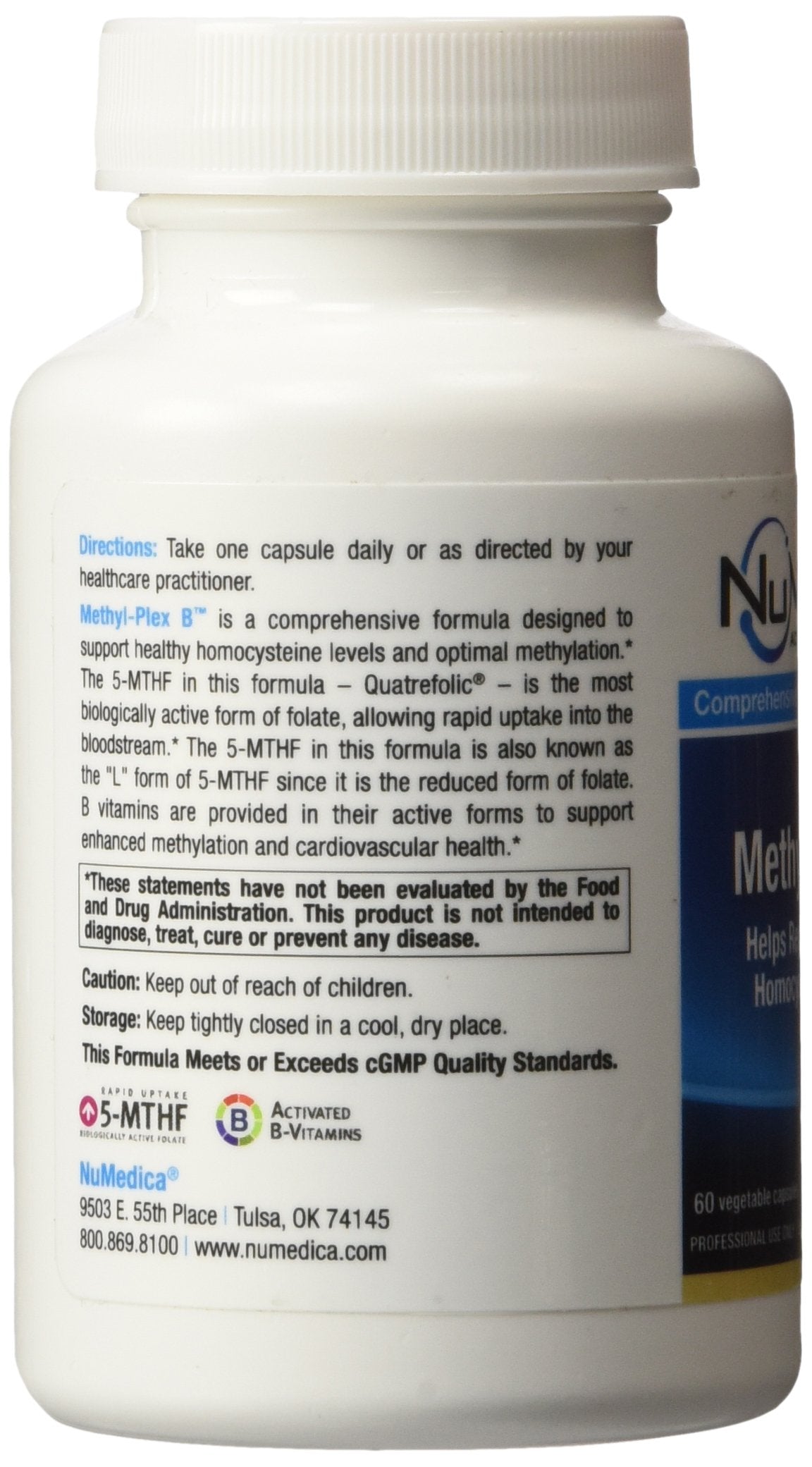 NuMedica Methyl-Plex B capsules closeup reveals smooth texture