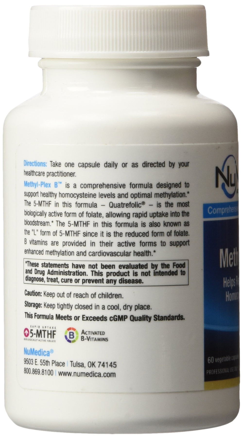 NuMedica Methyl-Plex B capsules closeup reveals smooth texture
