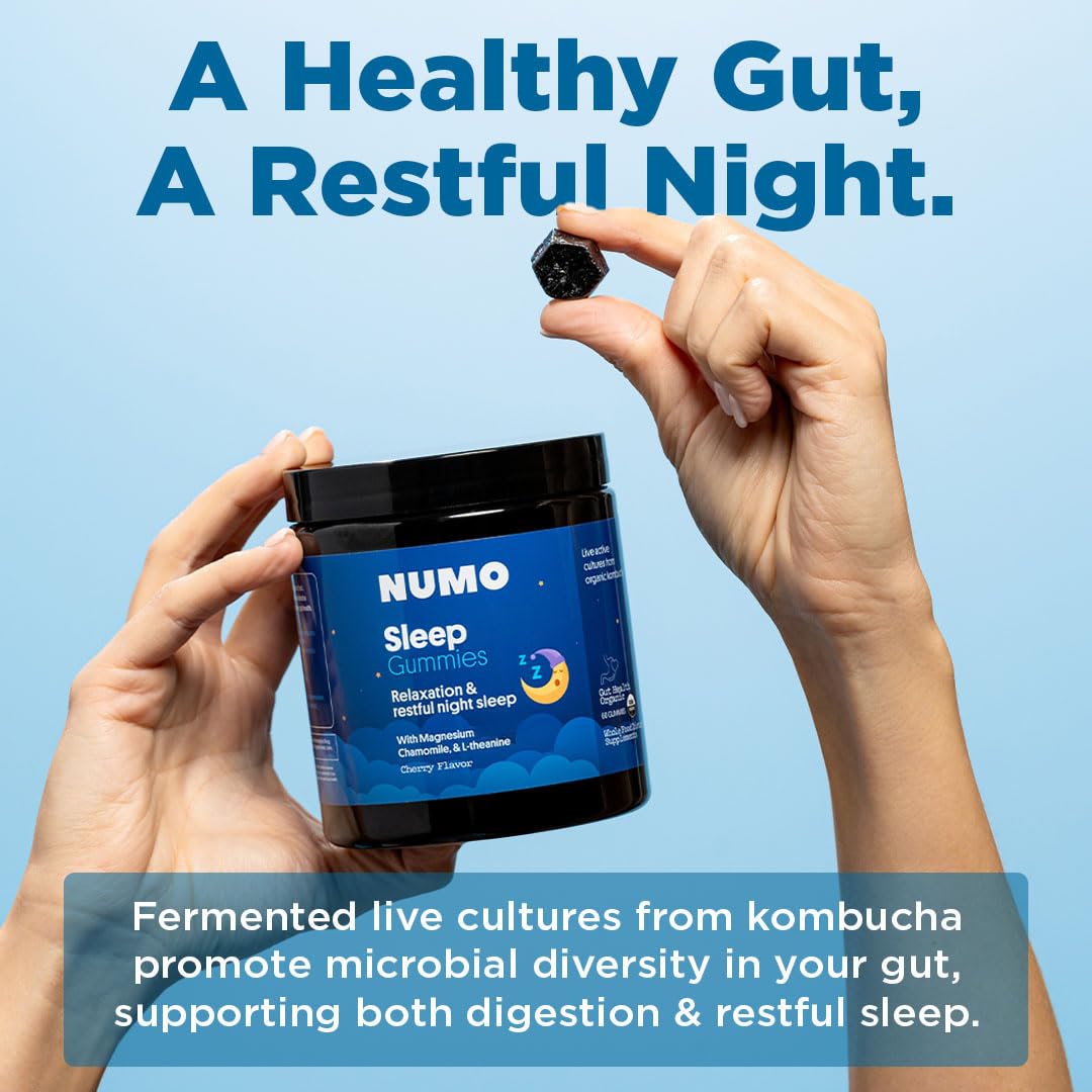Numo gummies close-up showing soft, chewy texture.