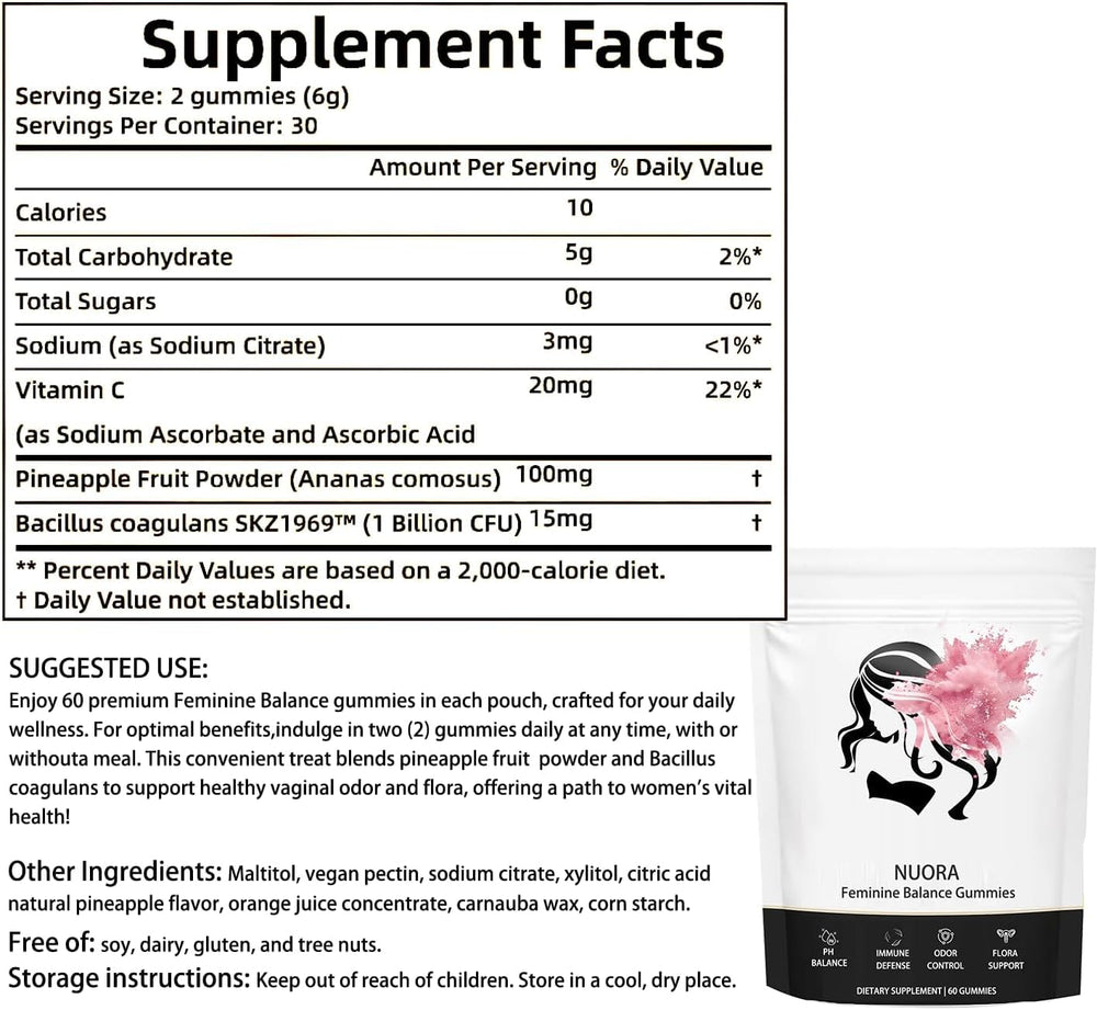 nuora gummies on a glass of water illustrating daily dosage with meals