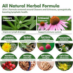 Nurbetoxa Cleavers Drops label clearly lists ingredients and usage guidance.