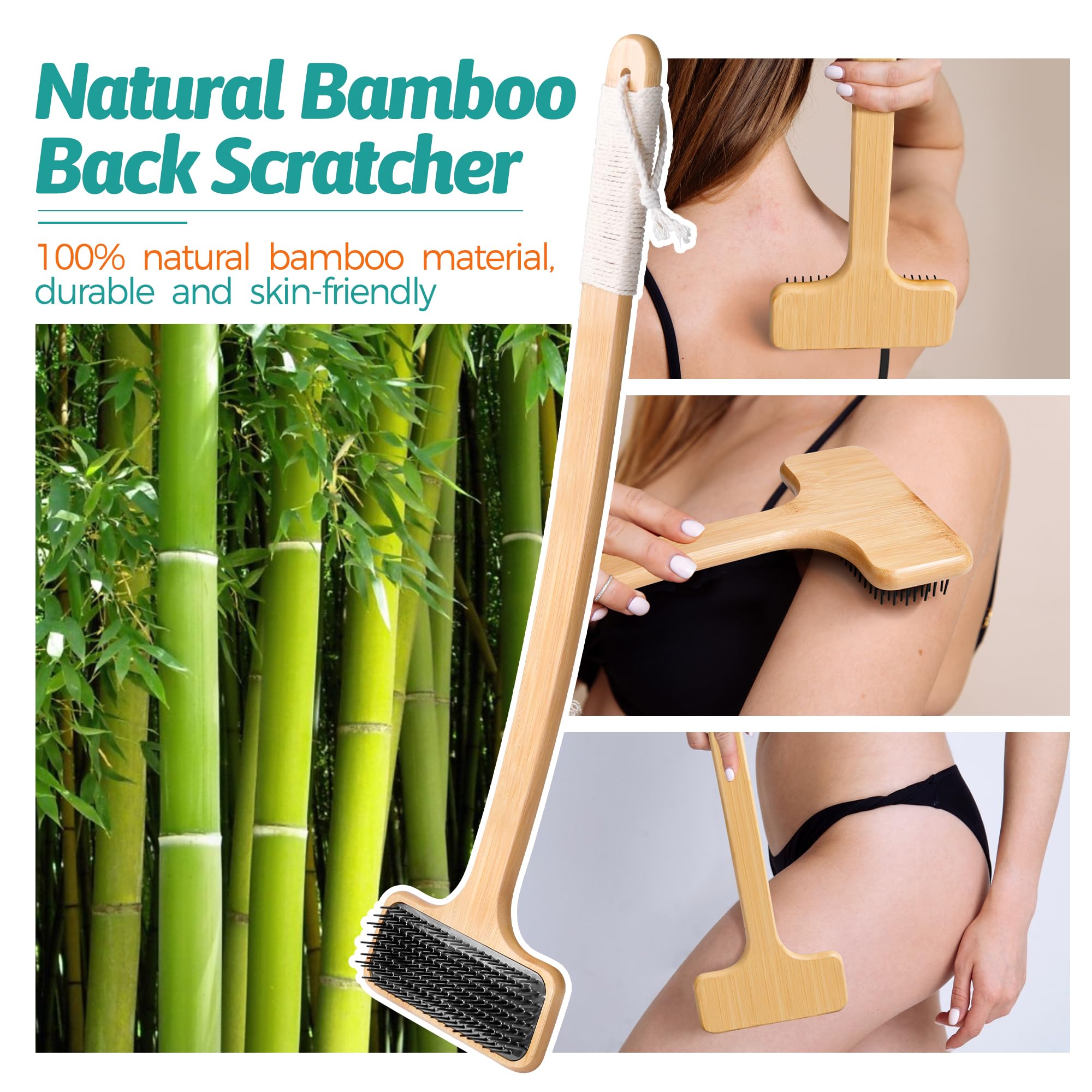 NURENDER back scratcher includes a hanging loop for easy storage.