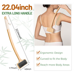 NURENDER back scratcher features rounded nodules for a soothing massage.