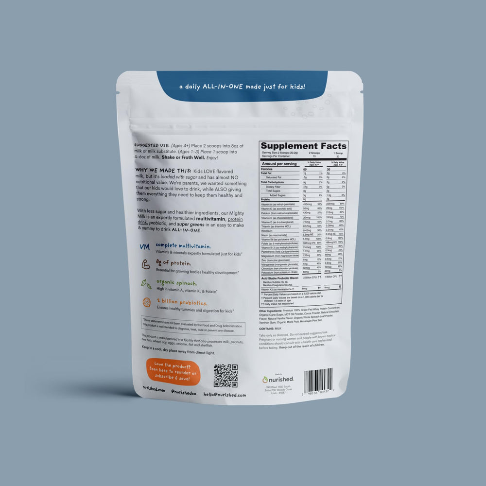 Nurished Mighty Milk shake highlights easy morning mixing