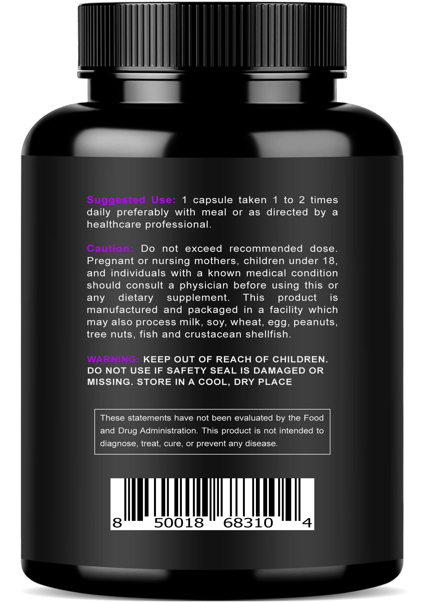 NURTURLY magnesium citrate-oxide capsules close-up highlights vegan non-GMO formula for wellness.
