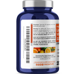 NusaPure Bioperine absorption-enhanced vitamin C imagery highlighting delivery support.