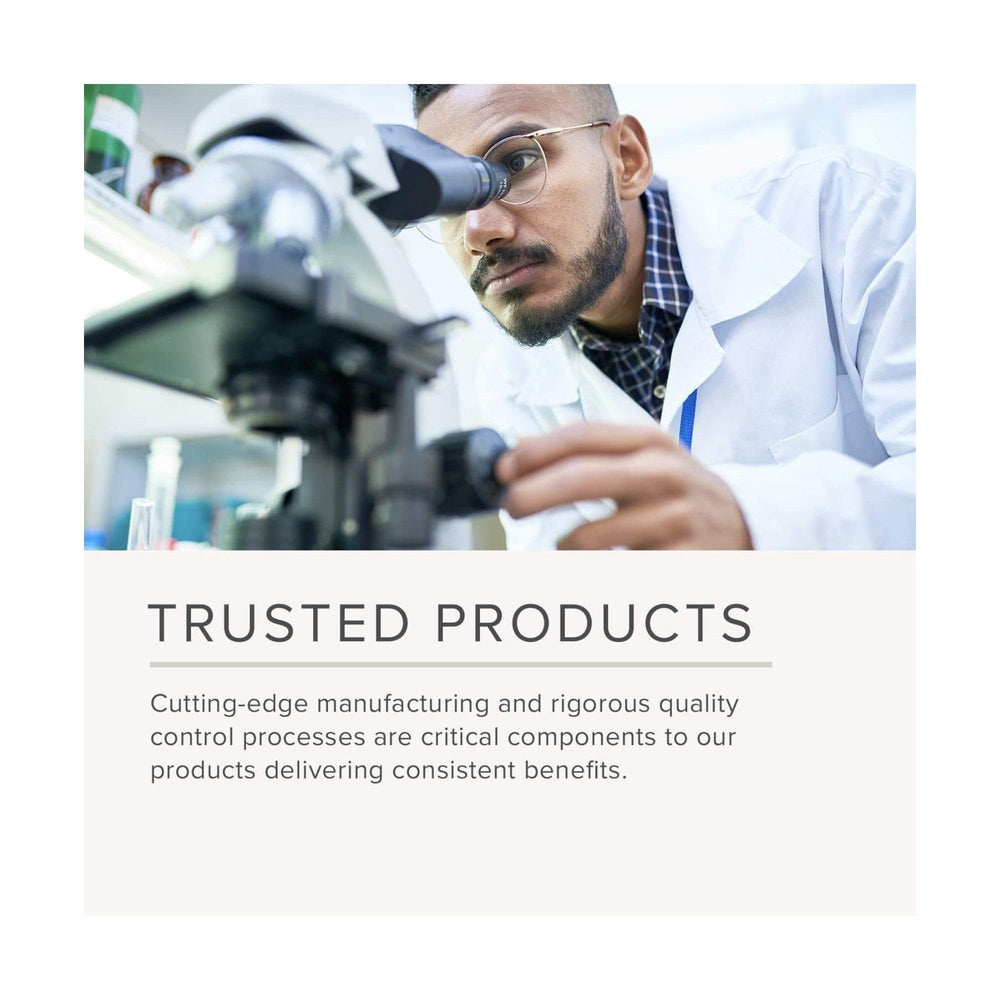 NusaPure Graviola supplement facts label communicates potency and daily use.