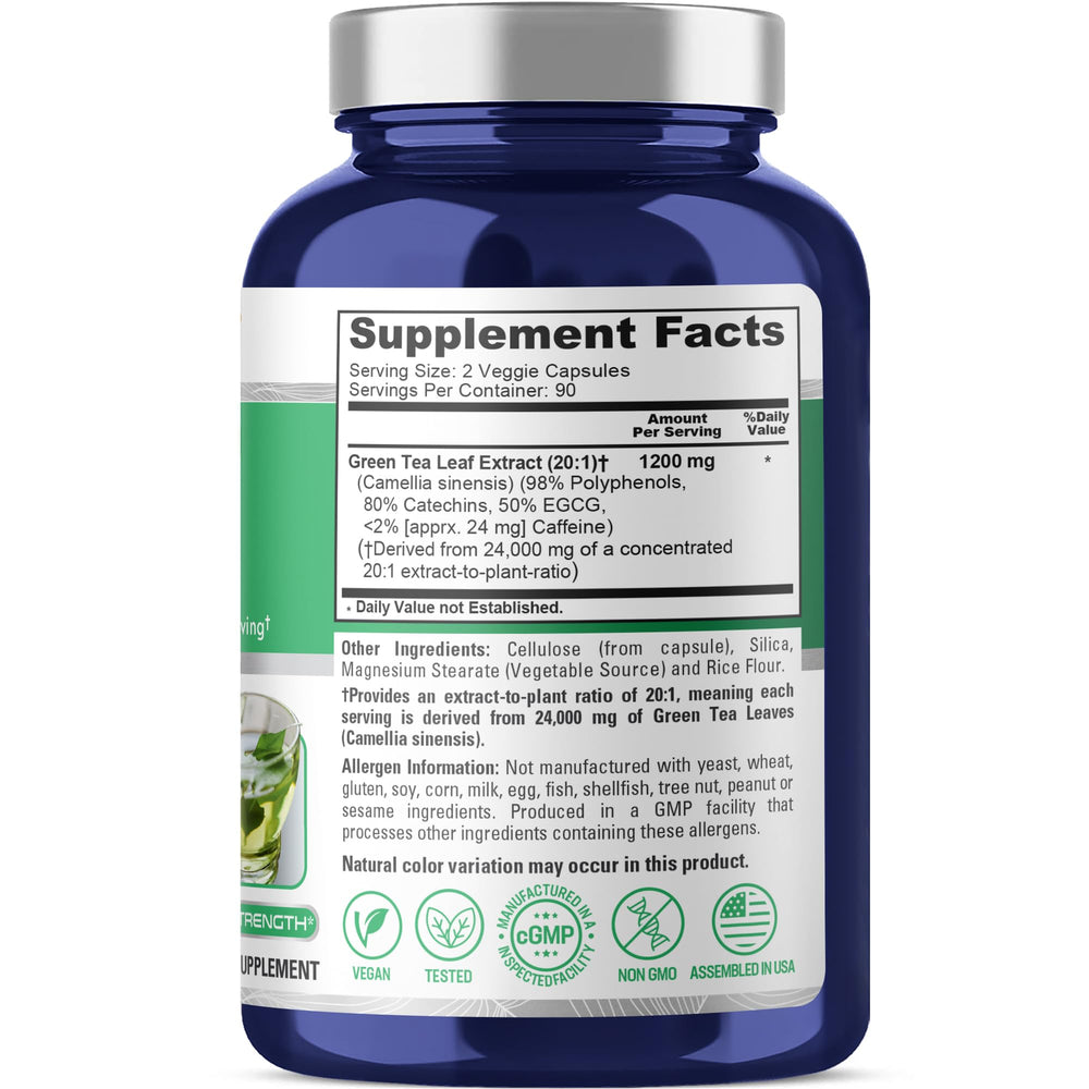 NusaPure label reveals 20:1 extract and vegan formula