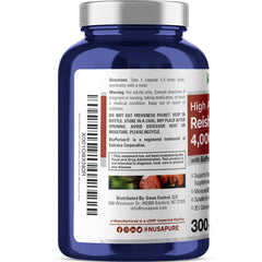 NusaPure Reishi extract bottle side view with label details
