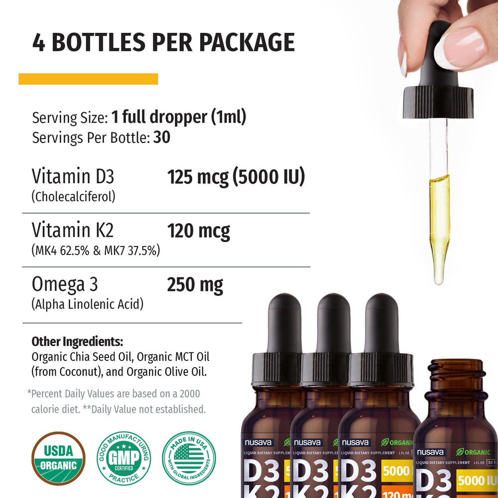 MCT oil base visible in NUSAVA liquid drops