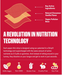 NuStrips recyclable packaging highlights eco-friendly design for guilt-free energy.