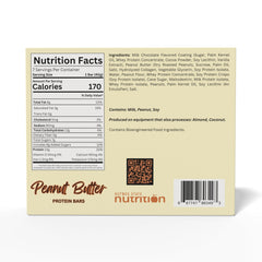 Nutmeg State Nutrition peanut butter bar wrapped, convenient gluten-free snack