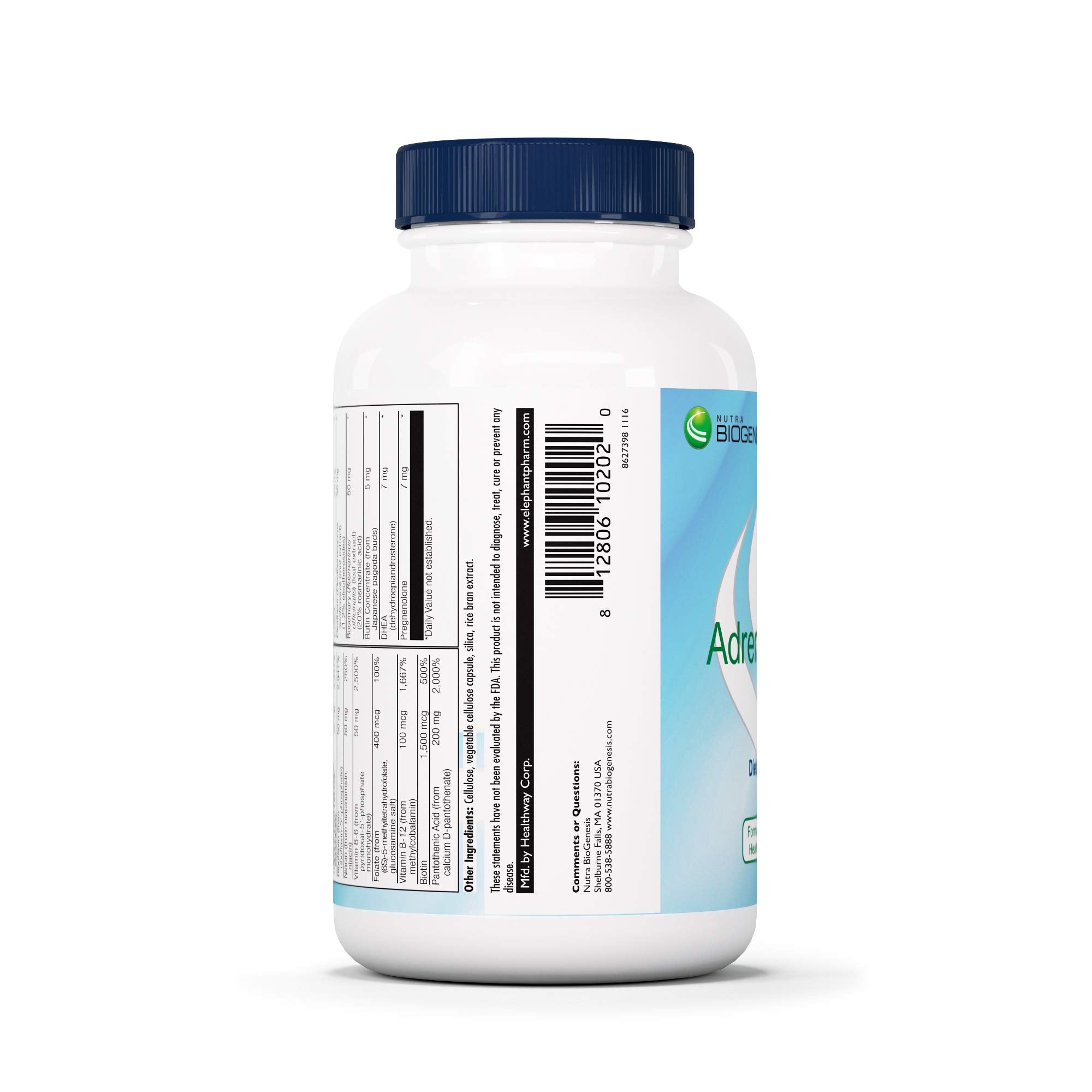 Nutra BioGenesis Adrenal Support Plus DHEA component supporting resilience.