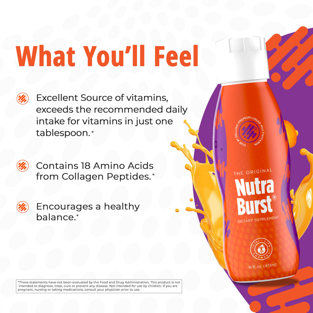 NutraBurst juice-mix depiction for convenient breakfast integration