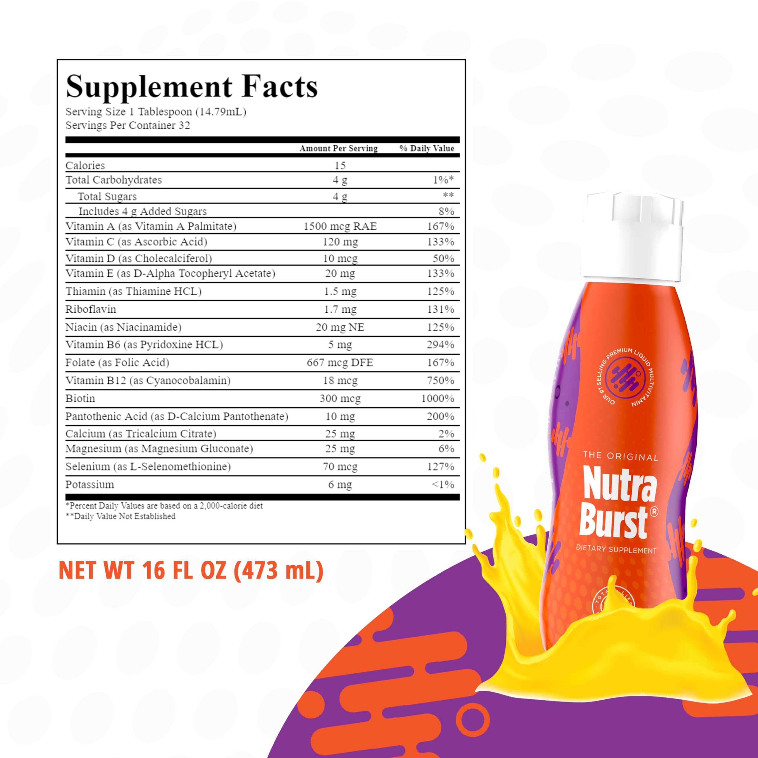 NutraBurst liquid formula close-up for smooth daily use