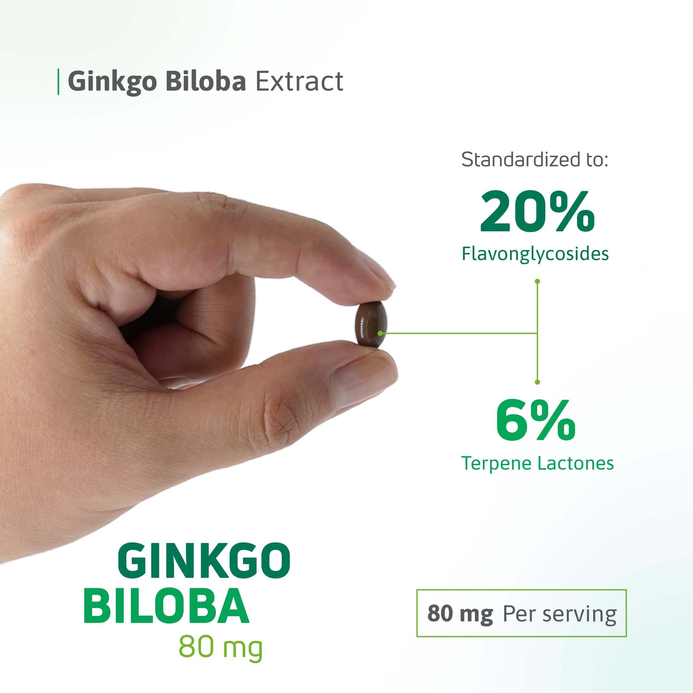 Nutra Nutrition Ginkgo Biloba bottle on a desk for brain health.
