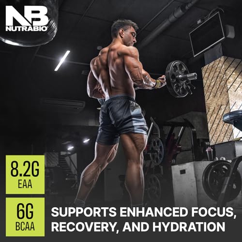 Serving setup with NutraBio Alpha EAA for post-workout recovery