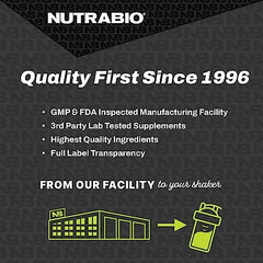 Mixed NutraBio Alpha EAA in a glass during training