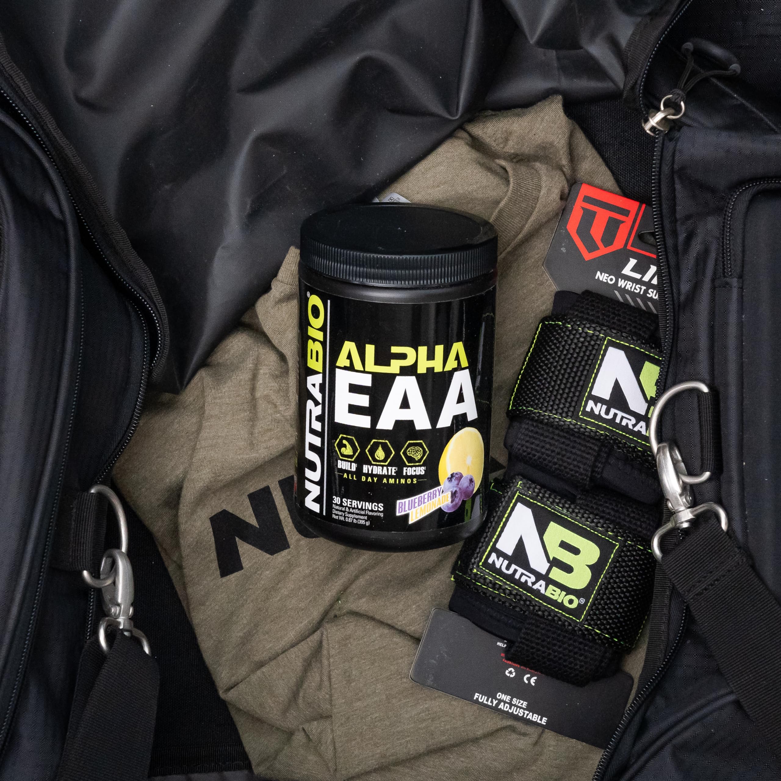 NutraBio Alpha EAA packaging on shelf
