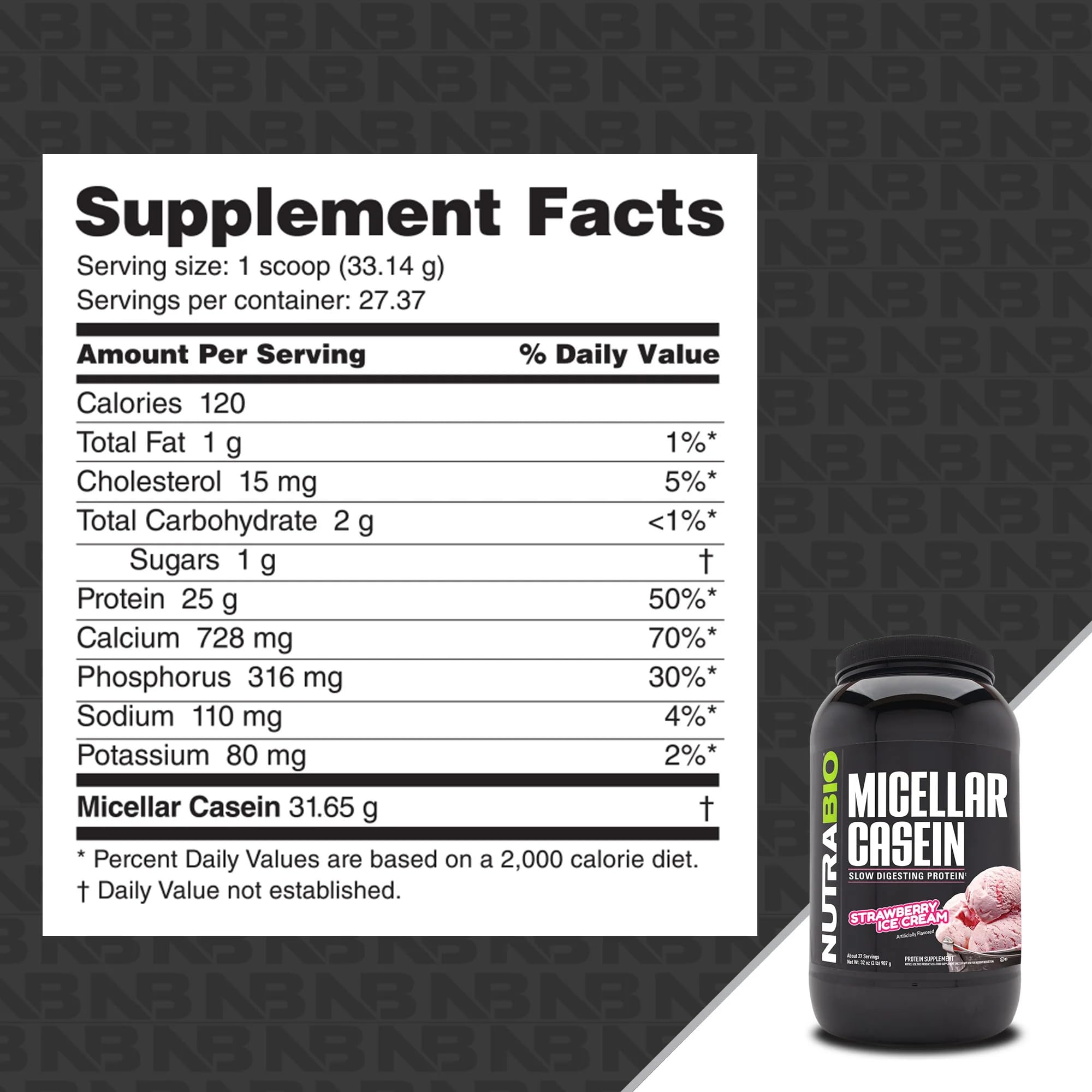 NutraBio casein night-time shake glass showcasing bedtime protein option