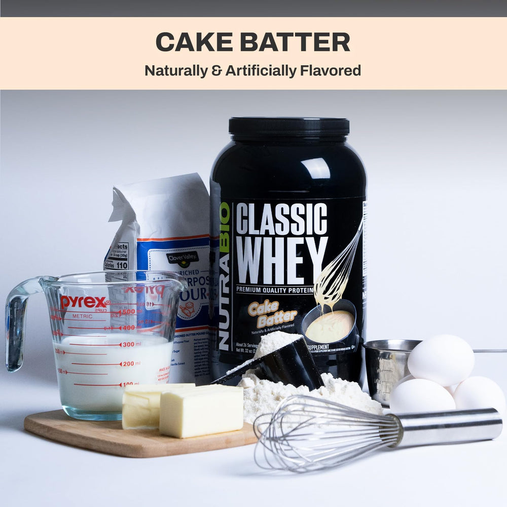 NutraBio Classic Whey nutrition facts highlight complete amino acid profile.