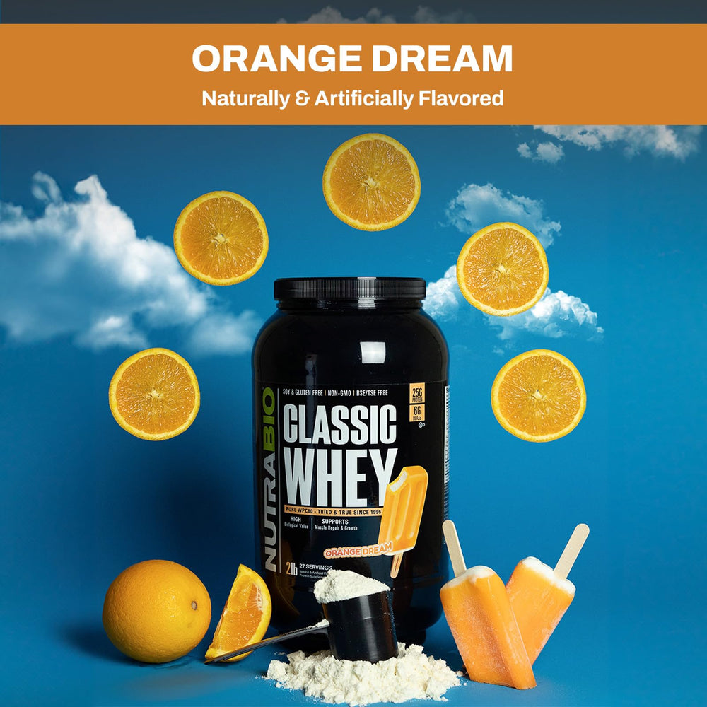 NutraBio Classic Whey third-party lab seal indicating quality assurance