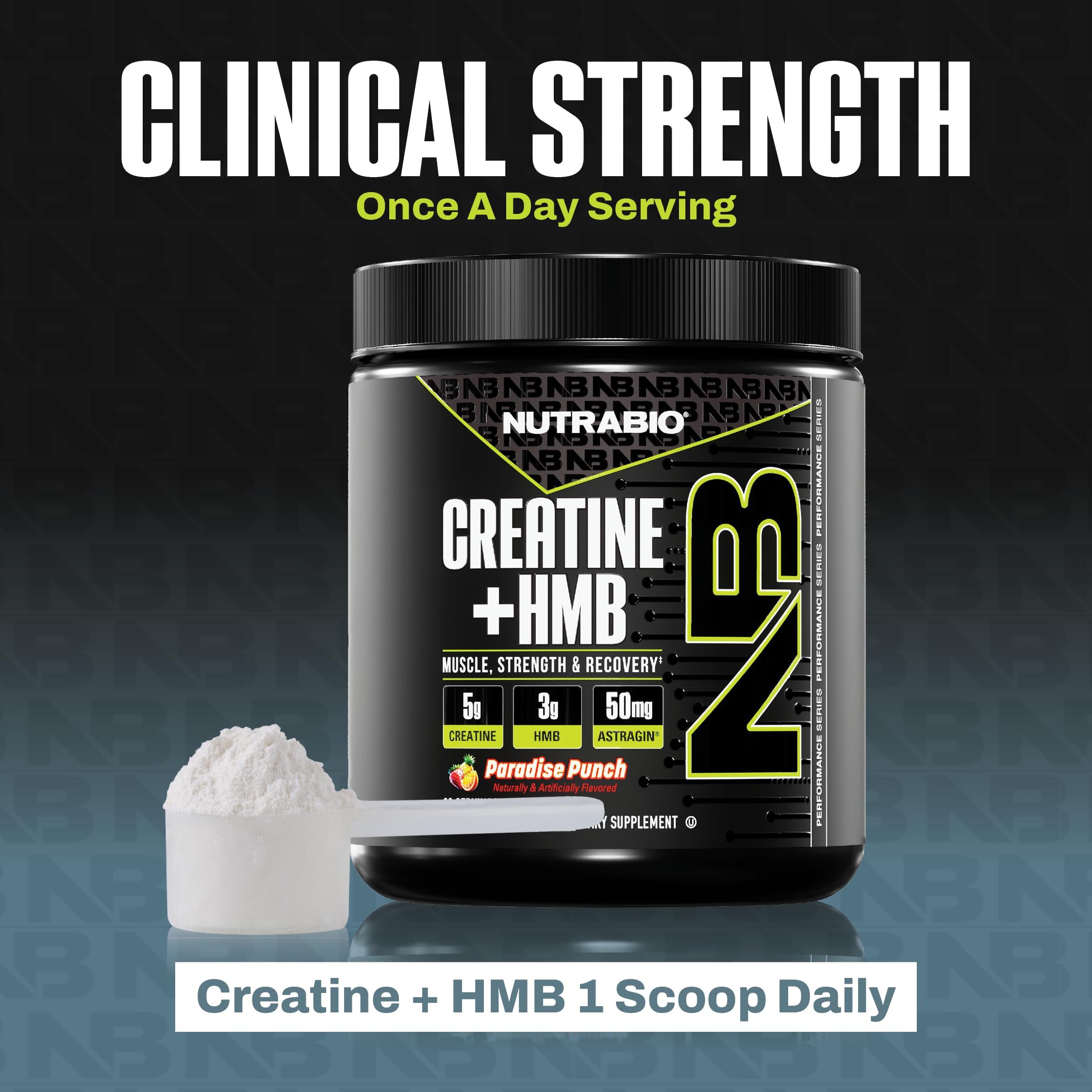 NutraBio Creatine + HMB after-workout recovery scenario enabling consistent training.