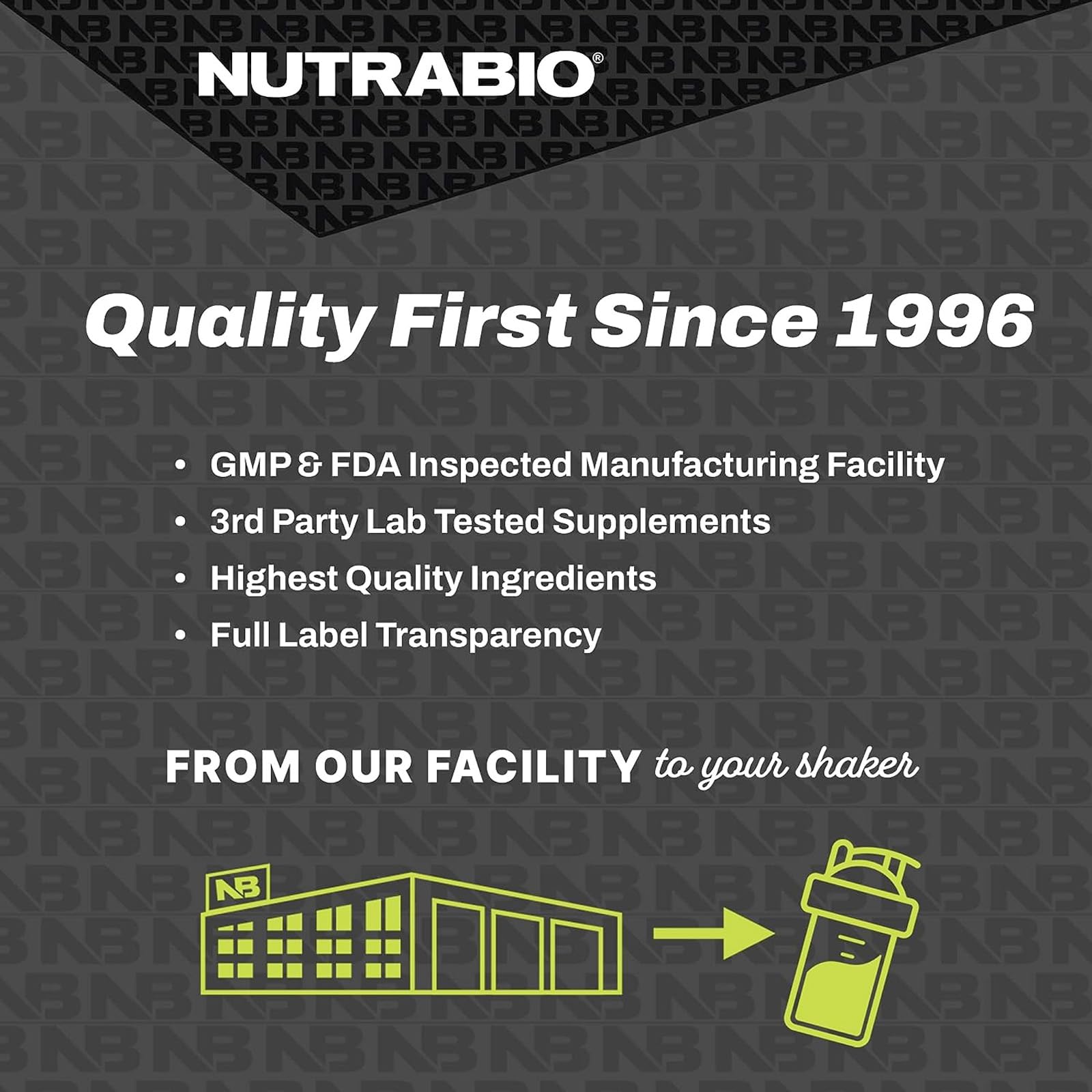 NutraBio bottle held in hand illustrates portable recovery support.