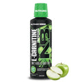 NutraBio L-Carnitine Liquid Shots 3000mg – Green Apple Flavor | 0 Carbs & 0 Sugars | Vitamin B5