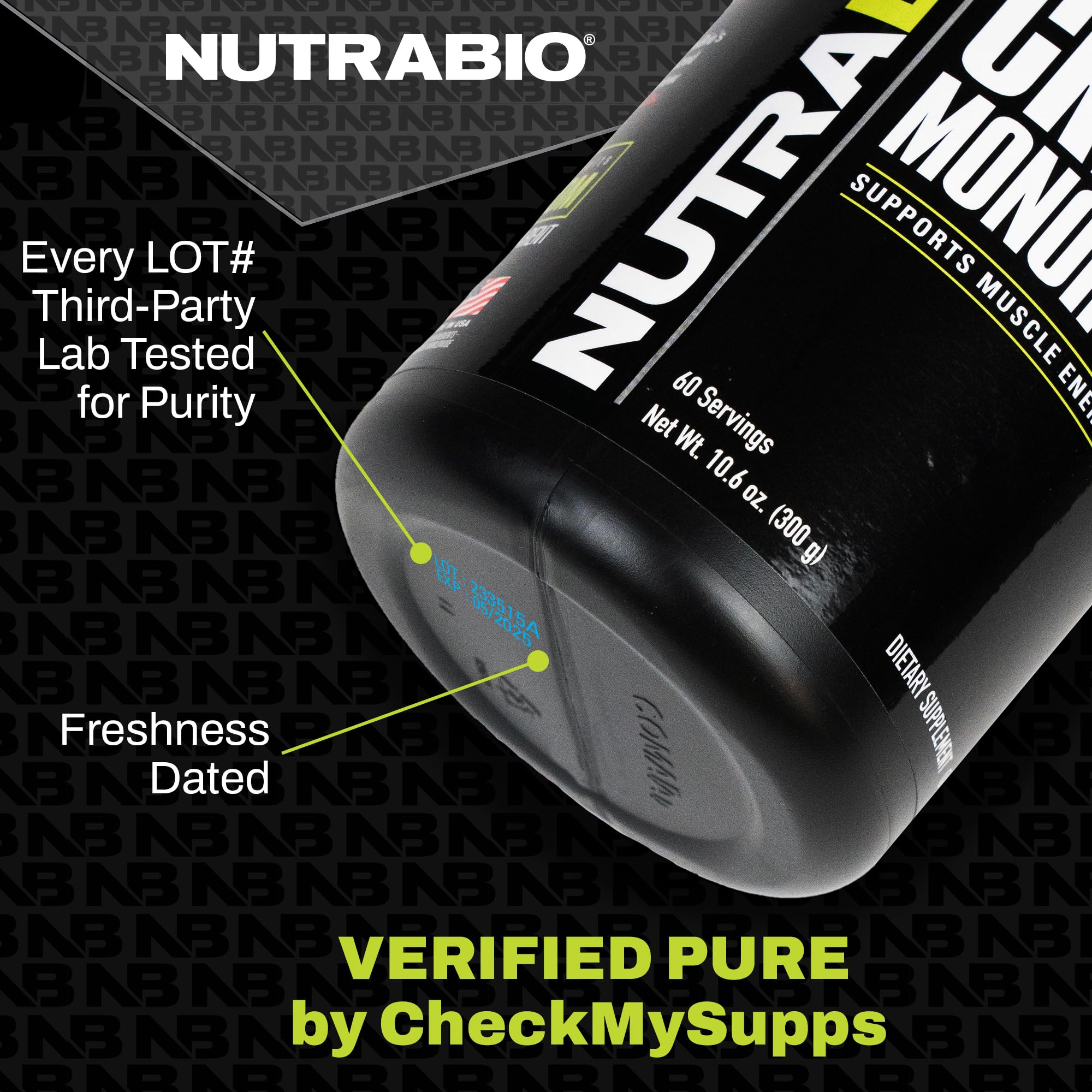 NutraBio L-Citrulline scoop-measure shows precise dosing for workouts and endurance support.