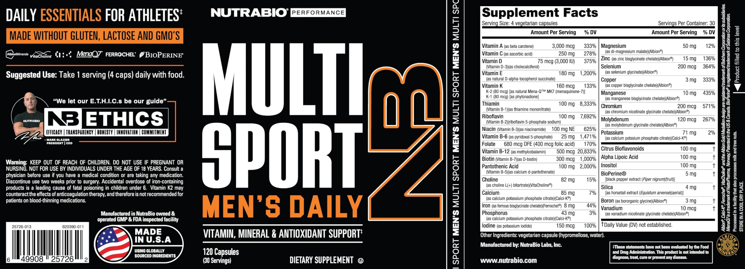NutraBio Multisport bottle pour demonstrating quick uptake during workout breaks.