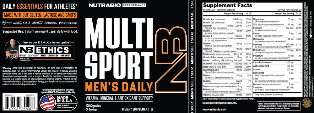 NutraBio Multisport bottle pour demonstrating quick uptake during workout breaks.