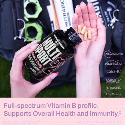 NutraBio Multisport Women made in USA stamp on packaging
