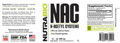 Close-up of NutraBio NAC capsules to convey potency and consistency