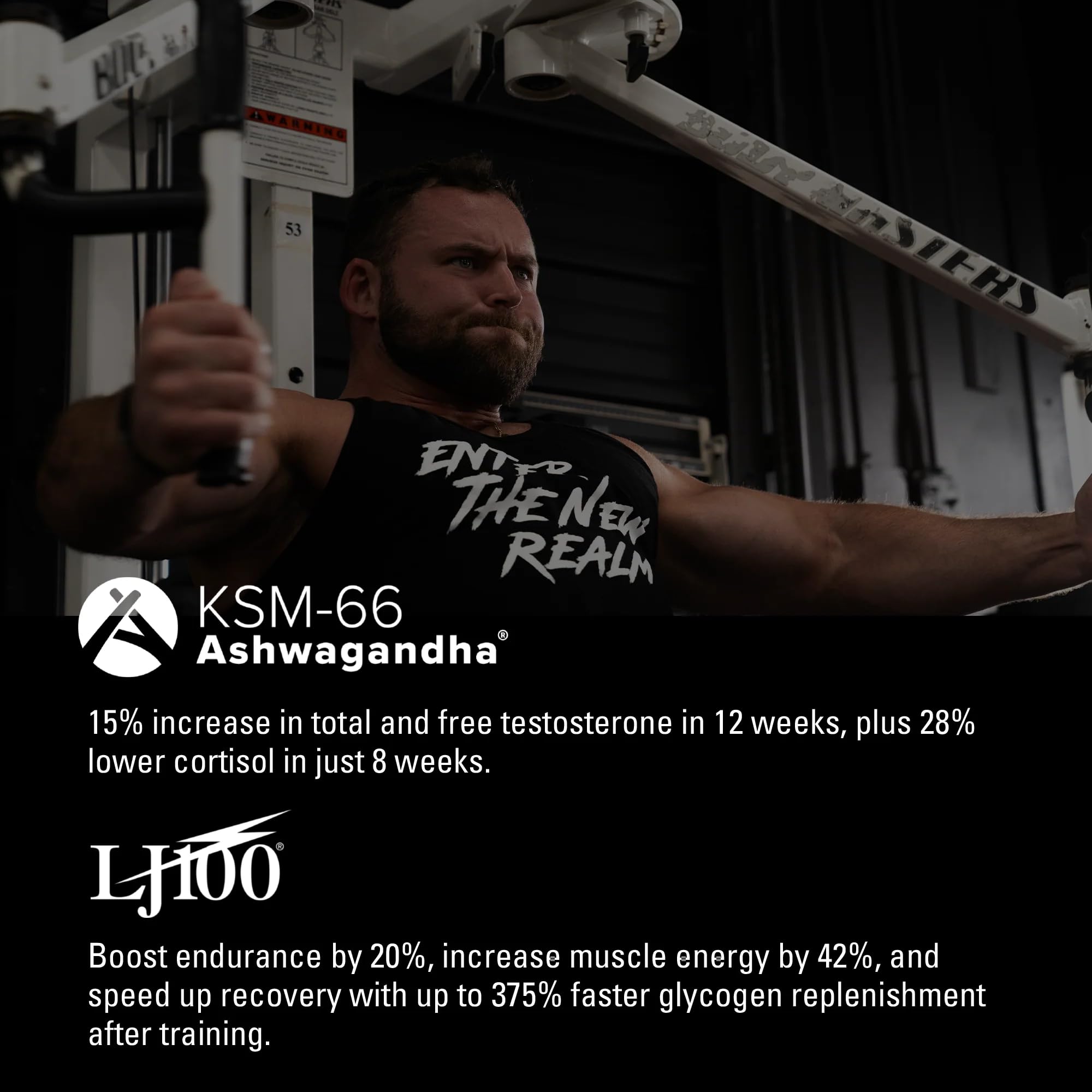 NutraBio Unbound Test label art featuring fenugreek boron and tongkat ali imagery.