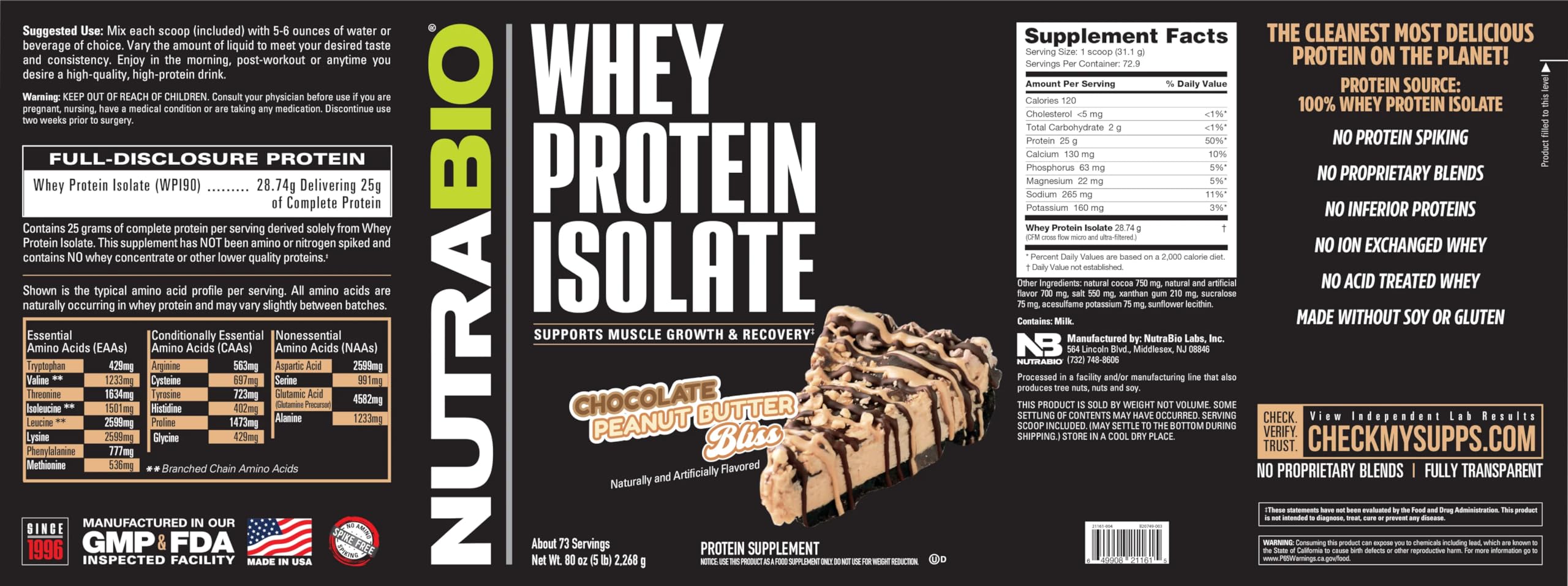 NutraBio Whey Isolate kitchen counter setup features everyday protein boost