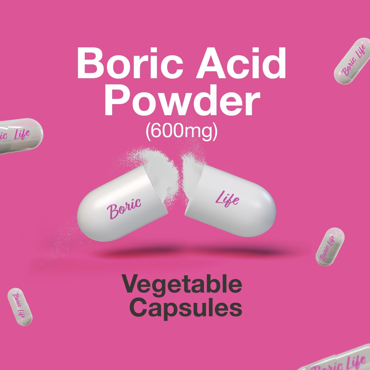 NutraBlast Boric Acid Vaginal Suppositories USA-made quality badge on box.