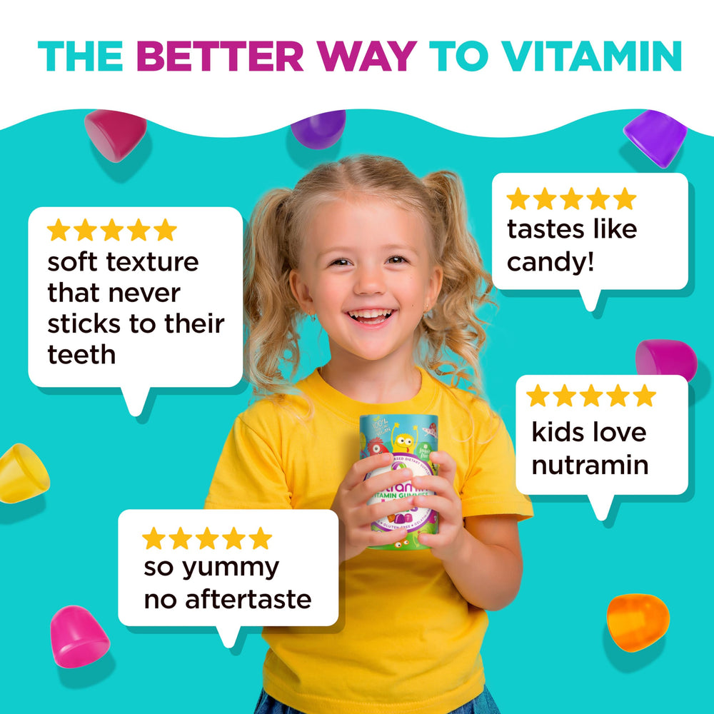 Nutracelle Nutramin 90-count bottle indicating vegan, sugar-free formulation