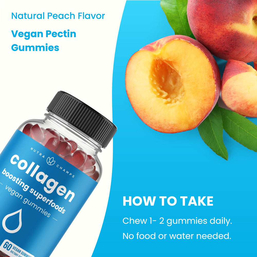 NutraChamps collagen gummies lab-tested seal signaling quality.