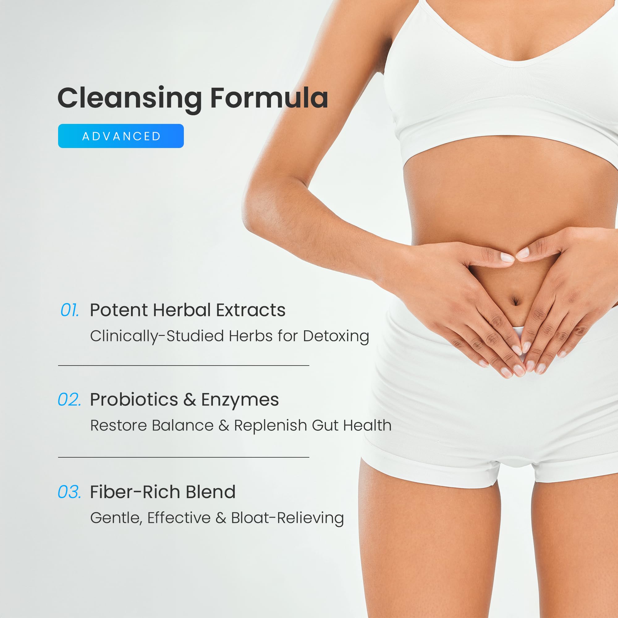 NutraChamps product in use illustrating a comfortable daily digestive routine