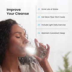 NutraChamps colon cleanse packaging on a store shelf with clear benefits