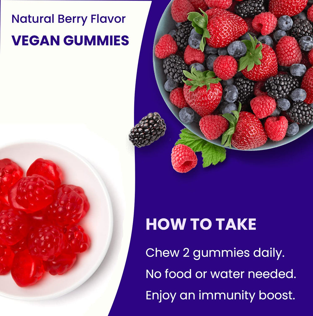 NutraChamps Elderberry Gummies berry flavor closeup, tasty antioxidant-rich chew
